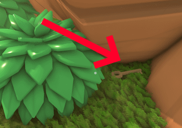 Key 4 – Behind a Bush Near the Water