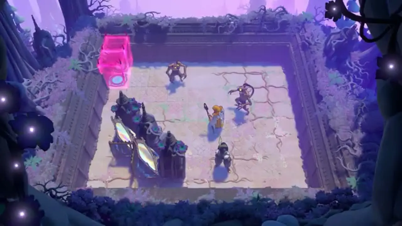 Order of the Sinking Star Heroes, Duplicated puzzle 6 mirror copies pink cube