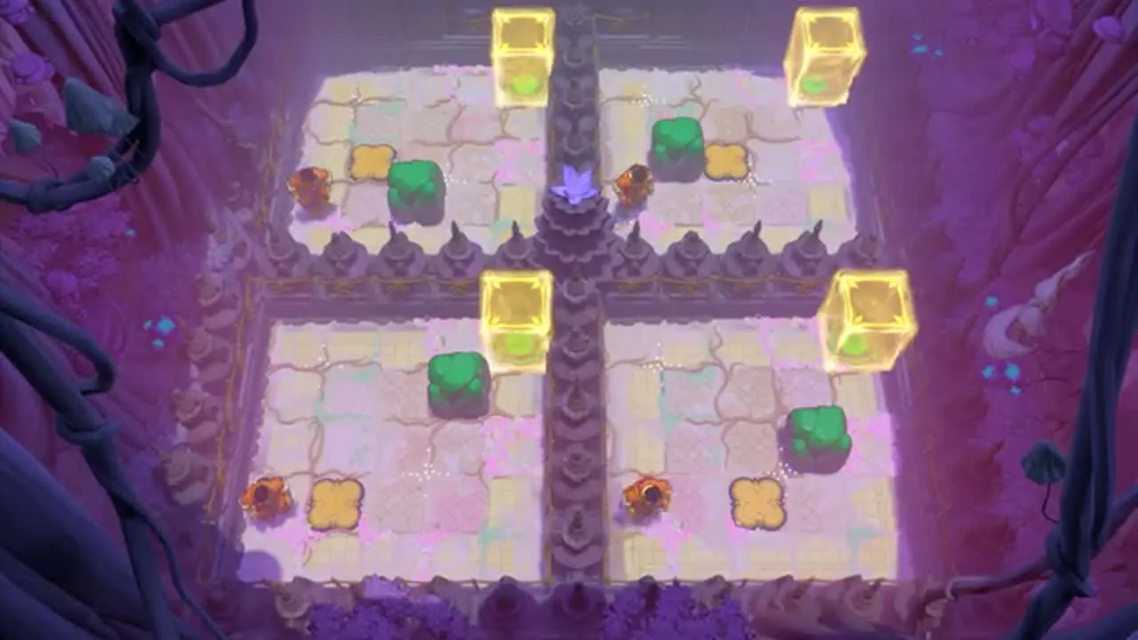 Order of the Sinking Star Heroes, Duplicated puzzle 7 four quadrants spiked wall