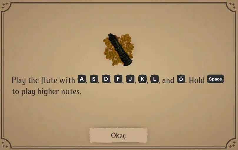 Wenge flute in Songs of Glimmerwick