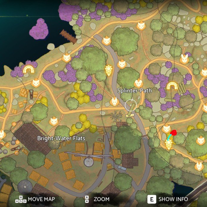 WindClan Sun Spots Locations