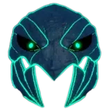 GPO Dark Skeletal Shark Mask