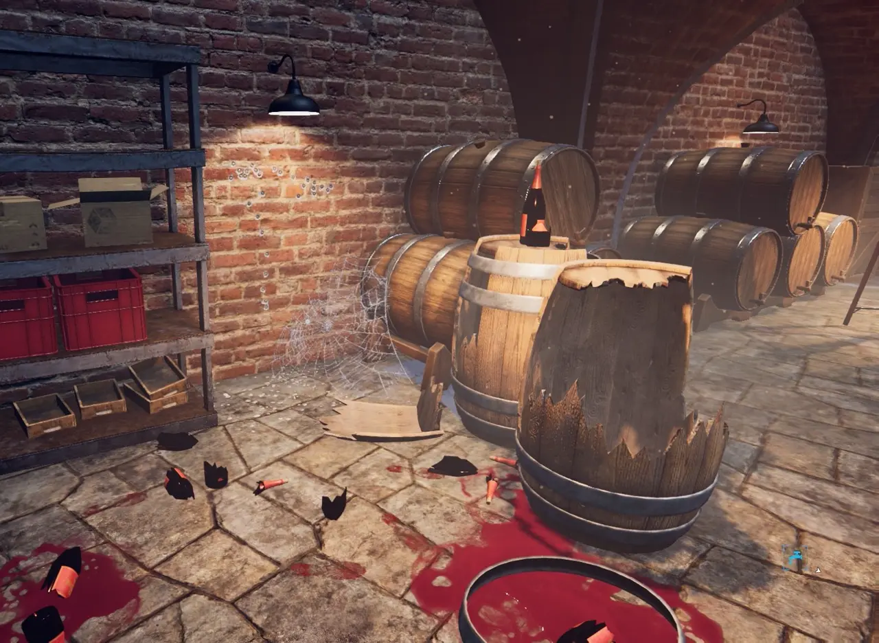Crime Scene Cleaner Town Too Small map walkthrough with highlighted secret areas and CDs