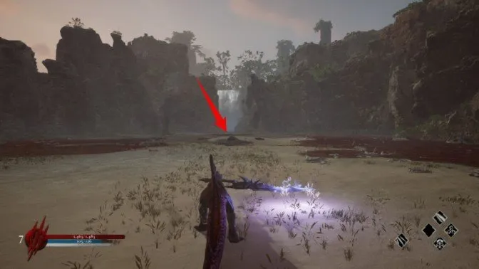 Dinoblade Sword 3 appearing in the arena after defeating Mokusei Titan Sauropod