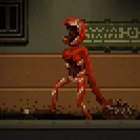 HOPE 01 evolved skinless brute wielding a club in combat