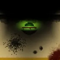 HOPE 01 aerial ufo drone glowing green inside darkened chamber