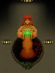 HOPE 01 honeyed mother channeling green buff particles to minions