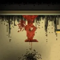 HOPE 01 ceiling dropper slime preparing to spawn an enemy unit