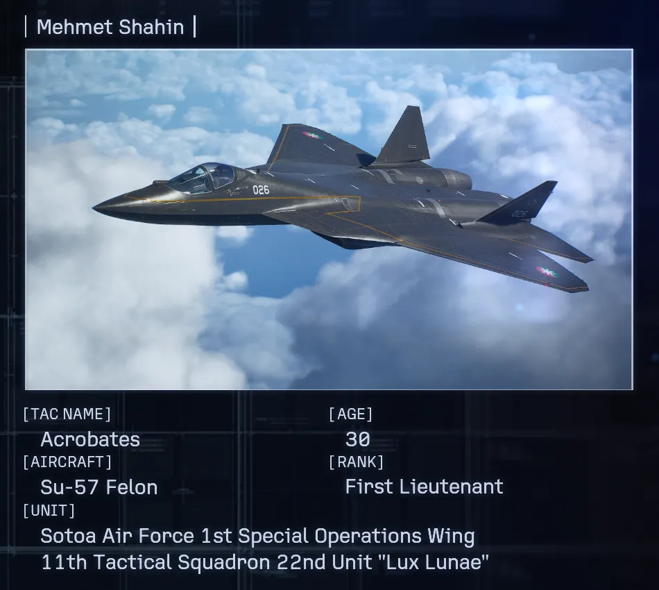 enemy ace pilot ilham rakhimov harmonius bomber takedown ace combat 8 mission 28