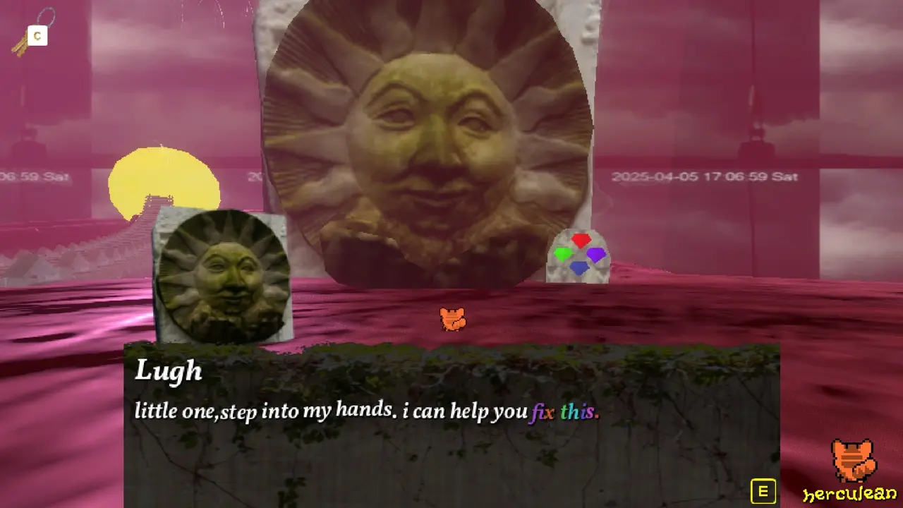 Funi Raccoon Game good ending sequence triggered after collecting all jewels with Lugh’s help.