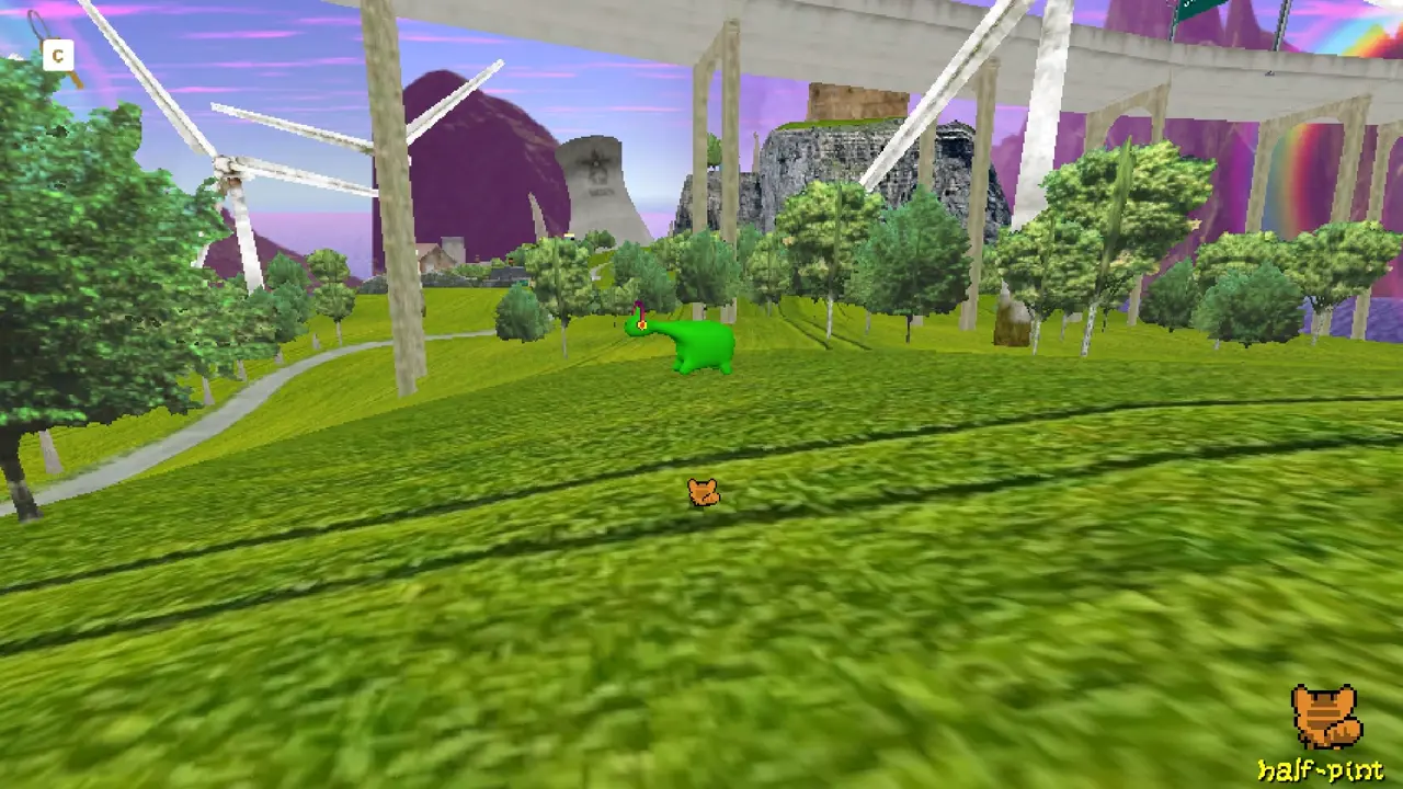 Funi Raccoon Game cow pen location in Act 3 showing Patrick O’Hara
