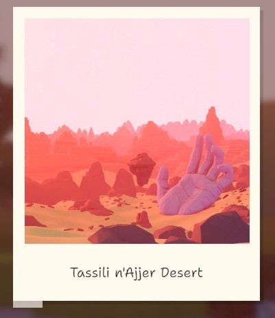 Over The Hill map interface showing Algeria and Tassili n’Ajjer Desert selection.