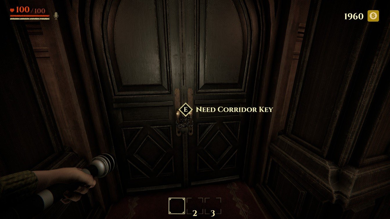 Invokyr corridor locked door where Corridor Key is used, near the shop
