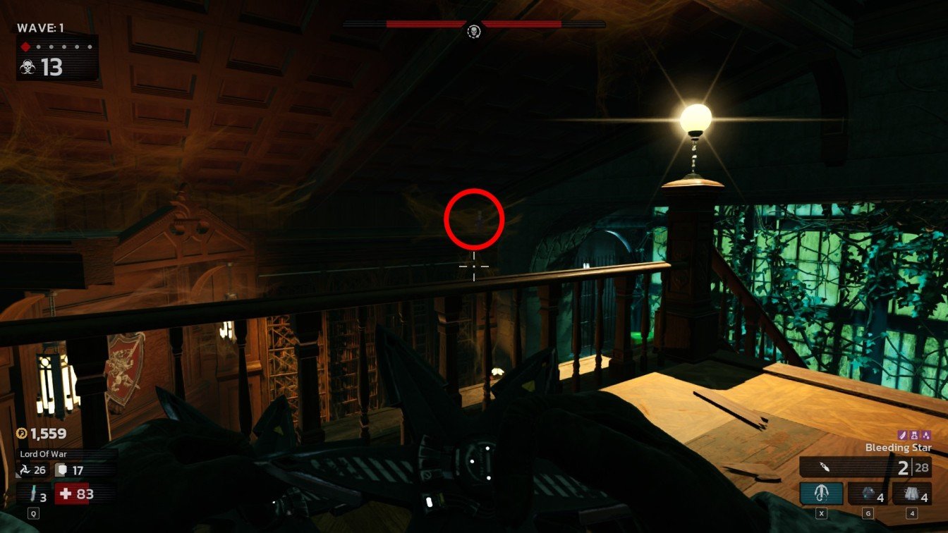killing floor 3 toy soldier in top right corner near shelves before Plant area