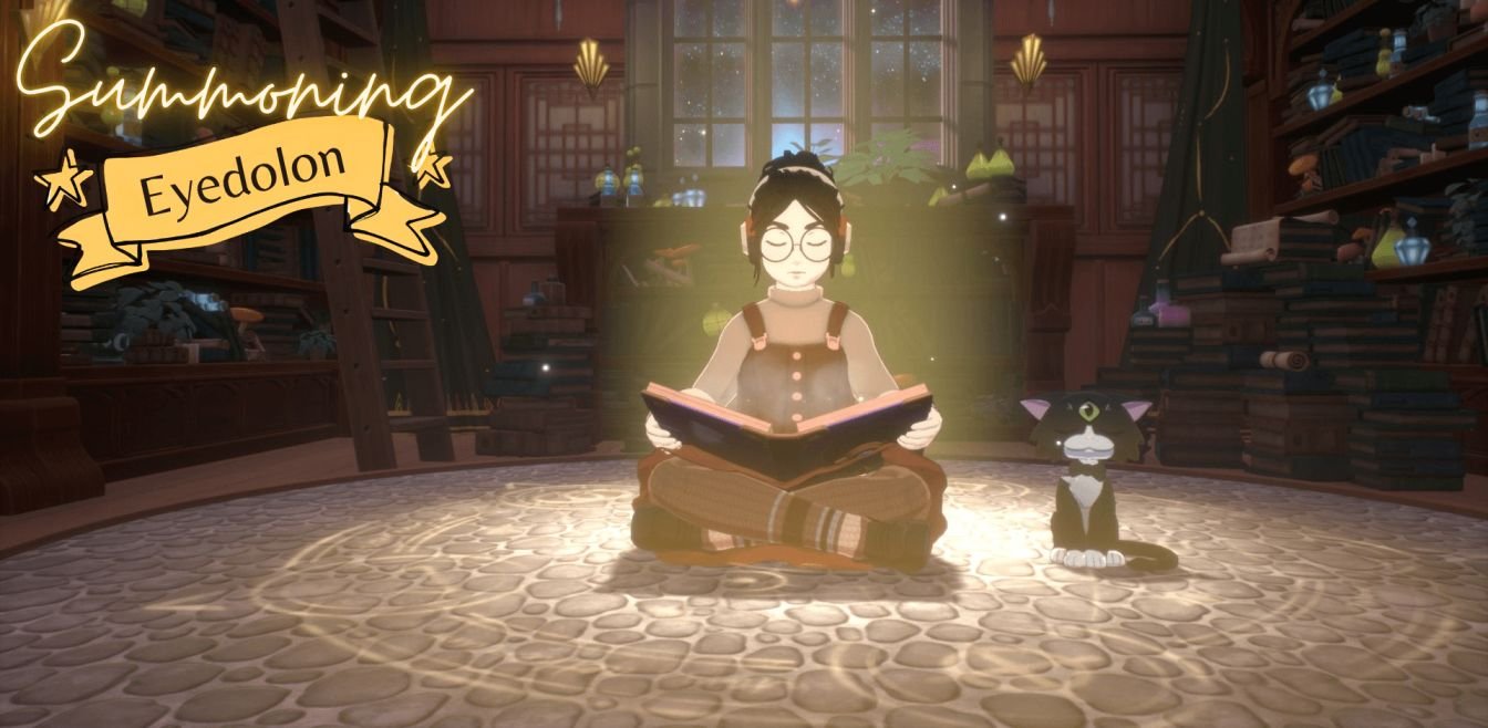 Spirit City Lofi Sessions Magical Library Eyedolon summoning activity evening deep sea echoes sound