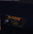 My Winter Car taximeter showing Mode 1 for weekday daytime fares