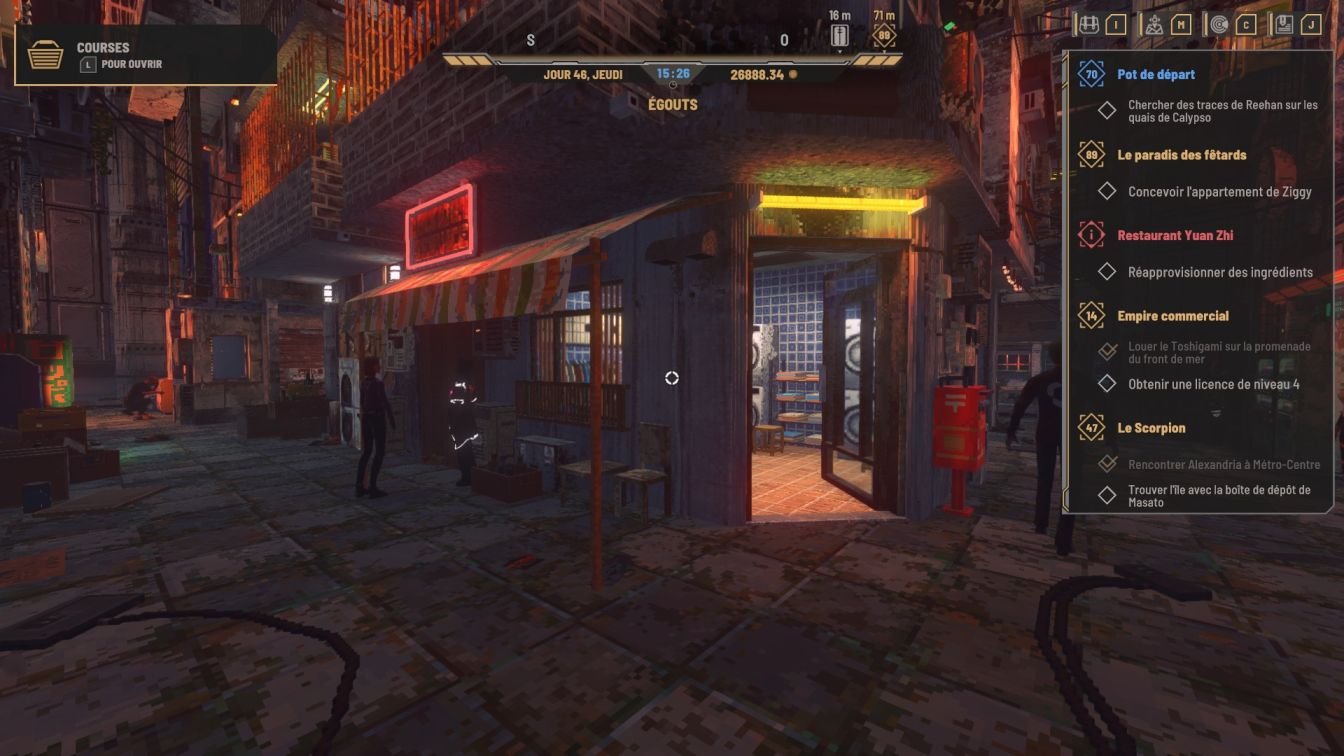 Nivalis Nights menu card in laundry room on red table in Sewers