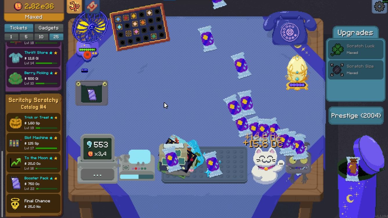 Scritchy Scratchy Challenges Guide - Endings