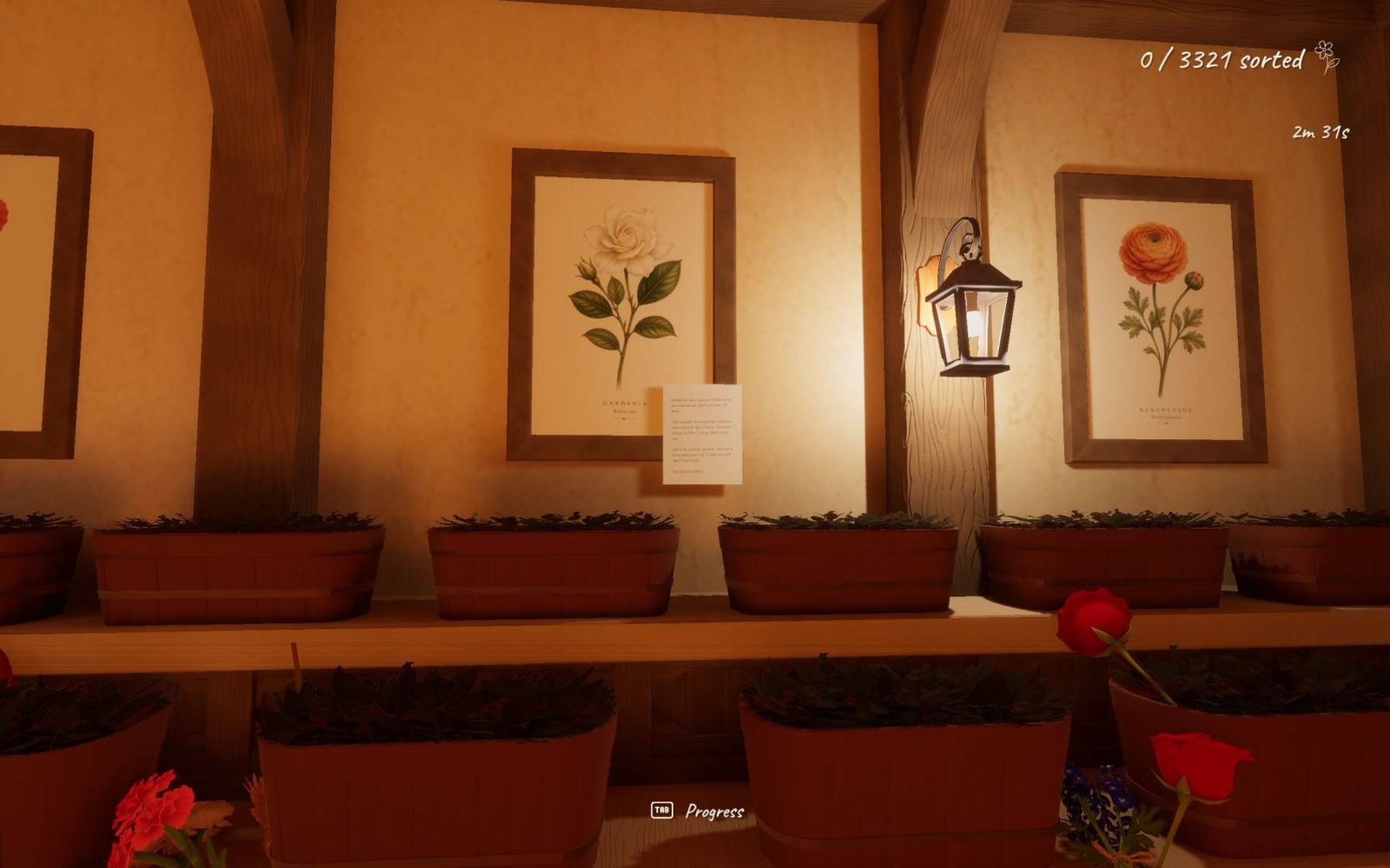 Tidy Up the Flower Shop sister’s note location in game